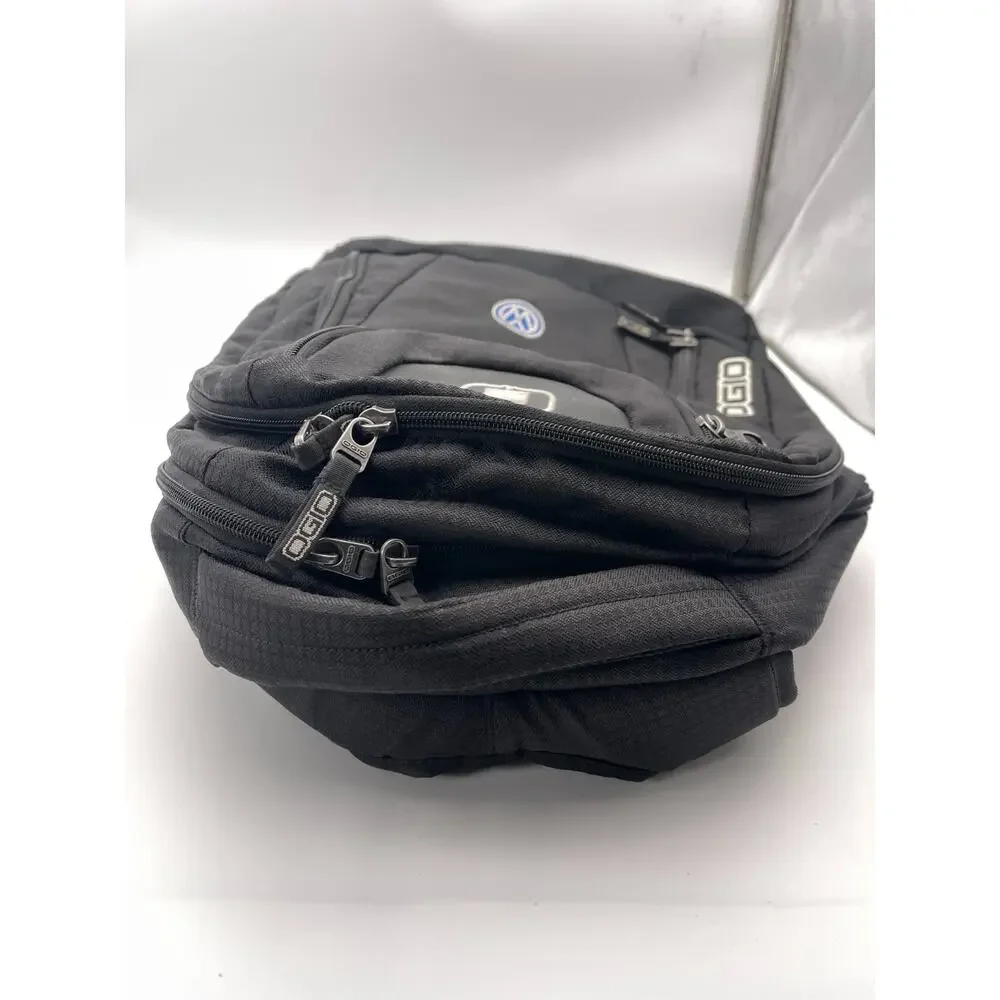 Ogio Excelsior Backpack Gray Black Geometric Pattern Travel Laptop School Work